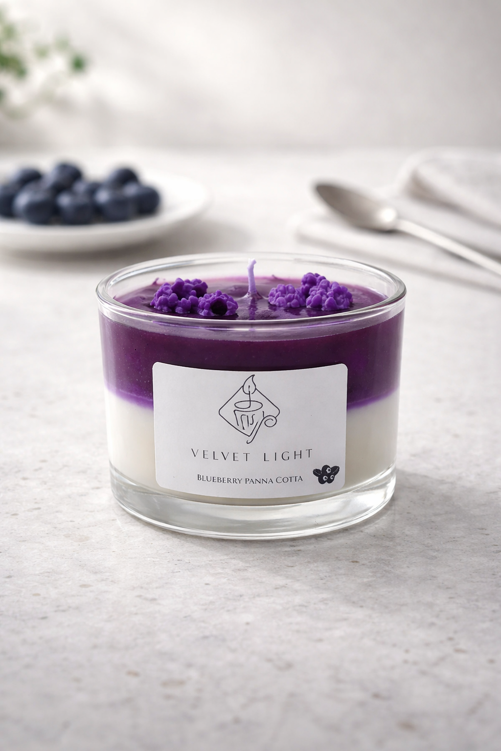 Blueberry Panna Cota