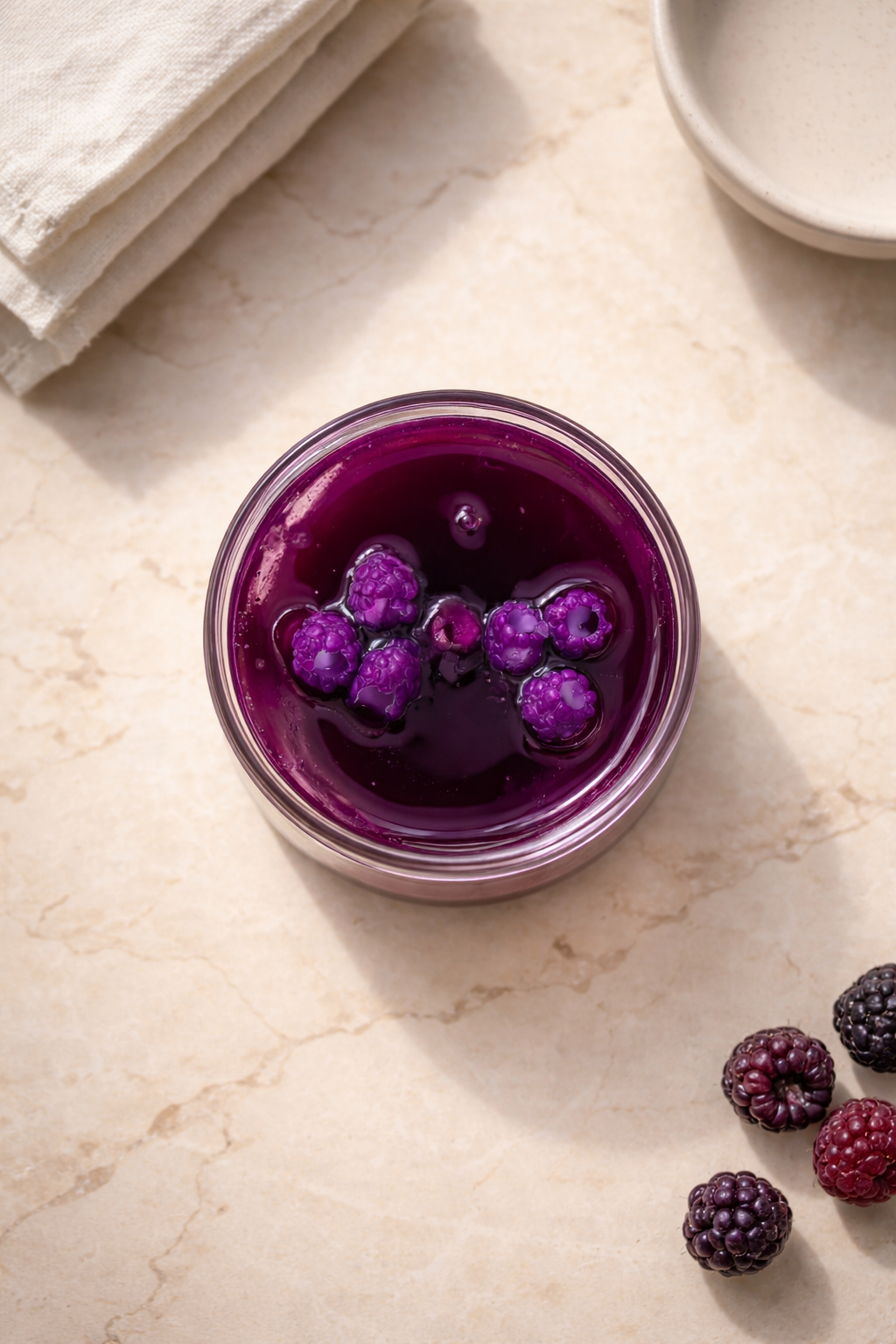 Blueberry Panna Cota