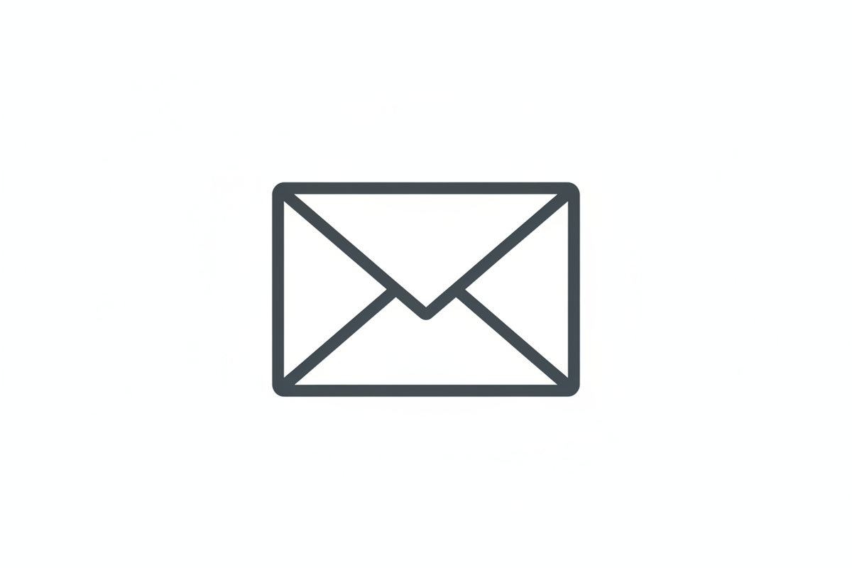 Mail icon minimalistisch