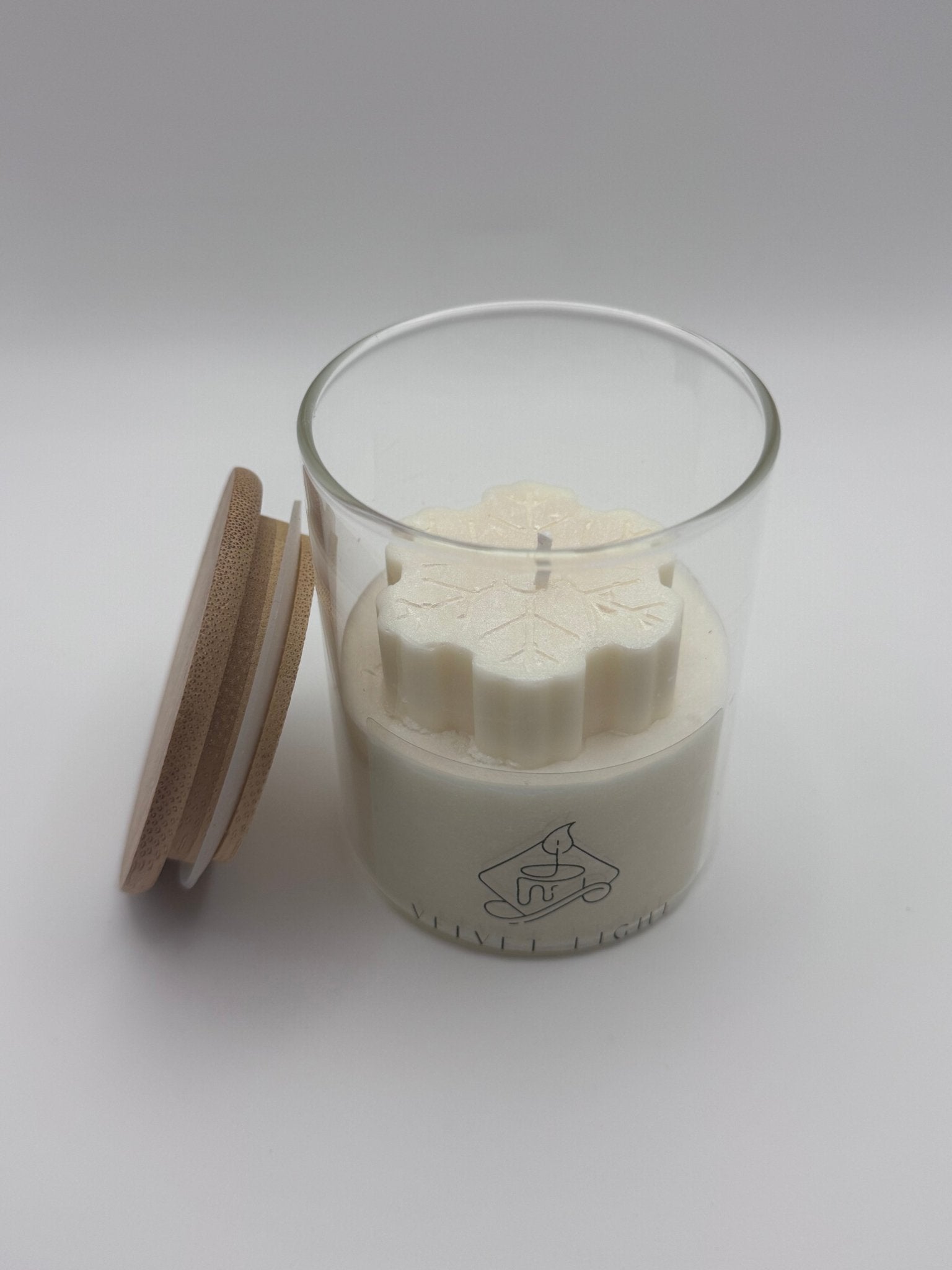 Schneeflocke im Glas - Velvet Light